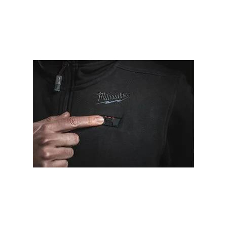 MILWAUKEE M12 HPVBL3-0 (XL) HEXON Vyhřívaná vesta černá 4932493845