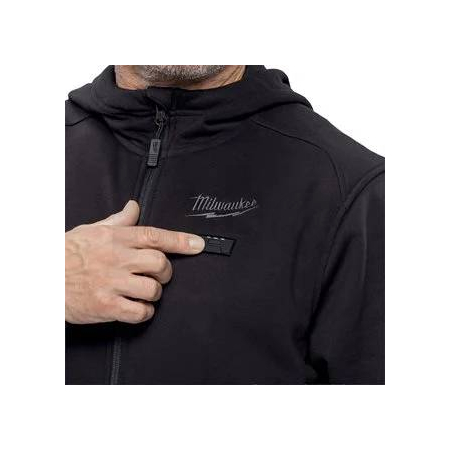MILWAUKEE M12 HHBL5-0 (M) HEXON Vyhřívaná mikina s kapucí černá 4932499188