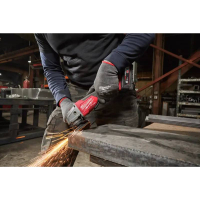 MILWAUKEE M18 FSAG125X-501B Aku úhlová bruska s posuvným spínačem 125 mm, 1 x M18 B5 + M12-18 C+ taška, 4933500779