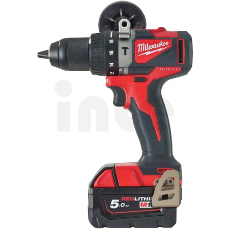 MILWAUKEE  M18 BLPD2-501B Aku příklepová vrtačka, 1 x M18 B5 + M12-18 C + taška, 4933500775