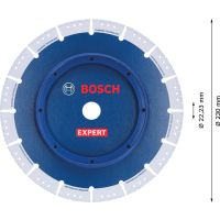 BOSCH Diamantový kotouč EXPERT Diamond Pipe Cut Wheel 2608901392