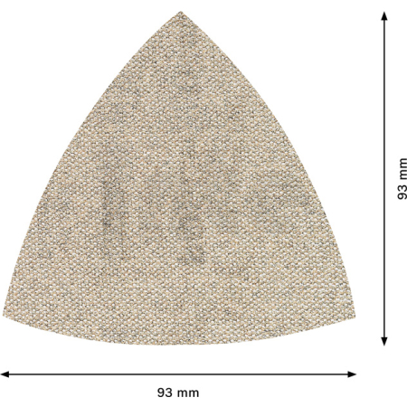 BOSCH Brusná mřížka EXPERT M480 pro delta brusky 93 mm, G 120, 5 kusů 2608900718