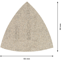 BOSCH Brusná mřížka EXPERT M480 pro delta brusky 93 mm, G 120, 5 kusů 2608900718