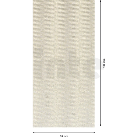 BOSCH Brusná mřížka EXPERT M480 pro vibrační brusky 93 × 186 mm, G 100, 50 ks 2608900753