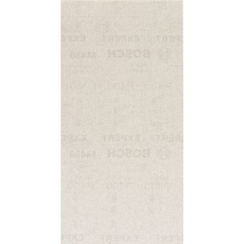 BOSCH Brusná mřížka EXPERT M480 pro vibrační brusky 115 × 230 mm, G 100, 10 ks 2608900762
