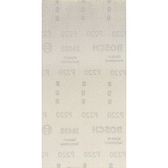 BOSCH Brusná mřížka EXPERT M480 pro vibrační brusky 115 × 230 mm, G 220, 10 ks 2608900766