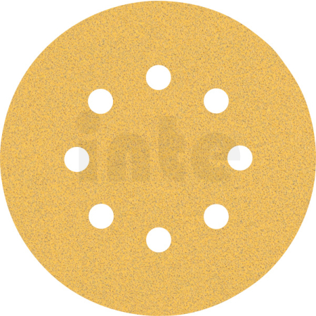 BOSCH Brusný papír EXPERT C470 s 8 otvory pro vibrační brusky 125 mm, G 80, 50 ks 2608900910