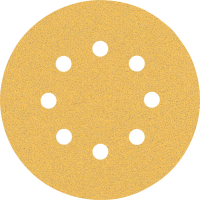 BOSCH Brusný papír EXPERT C470 s 8 otvory pro vibrační brusky 125 mm, G 80, 50 ks 2608900910