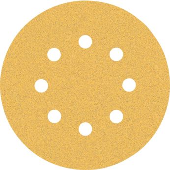 BOSCH Brusný papír EXPERT C470 s 8 otvory pro vibrační brusky 125 mm, G 80, 50 ks 2608900910
