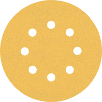 BOSCH Brusný papír EXPERT C470 s 8 otvory pro vibrační brusky 125 mm, G 120, 50 ks 2608900912