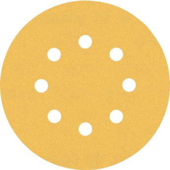 BOSCH Brusný papír EXPERT C470 s 8 otvory pro vibrační brusky 125 mm, G 120, 50 ks 2608900912