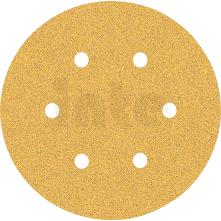 BOSCH Brusný papír EXPERT C470 s 6 otvory pro vibrační brusky 150 mm, G 60, 50 ks 2608900918