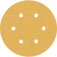 BOSCH Brusný papír EXPERT C470 s 6 otvory pro vibrační brusky 150 mm, G 60, 50 ks 2608900918