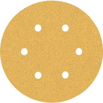 BOSCH Brusný papír EXPERT C470 s 6 otvory pro vibrační brusky 150 mm, G 60, 50 ks 2608900918