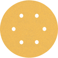 BOSCH Brusný papír EXPERT C470 s 6 otvory pro vibrační brusky 150 mm, G 100, 50 ks 2608900920
