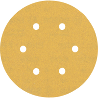 BOSCH Brusný papír EXPERT C470 s 6 otvory pro vibrační brusky 150 mm, G 180, 50 ks 2608900922