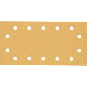 BOSCH Brusný papír EXPERT C470 se 14 otvory pro vibrační brusky 115 × 230 mm, G 80, 50 ks 2608900944