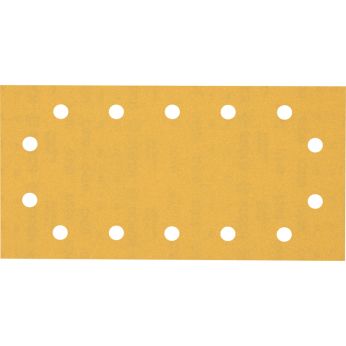BOSCH Brusné papíry EXPERT C470 se 14 otvory pro vibrační brusky 115 × 230 mm, P240, 50 ks 2608900948