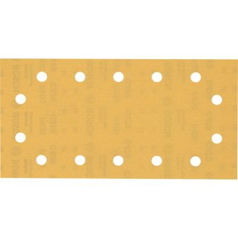 BOSCH Brusný papír EXPERT C470 se 14 otvory pro vibrační brusky 115 × 230 mm, G 400, 50 ks 2608900950