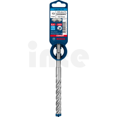 BOSCH Vrták do kladiv EXPERT SDS plus-7X, 13 × 100 × 165 mm 2608900116
