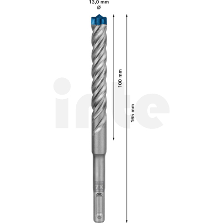 BOSCH Vrták do kladiv EXPERT SDS plus-7X, 13 × 100 × 165 mm 2608900116
