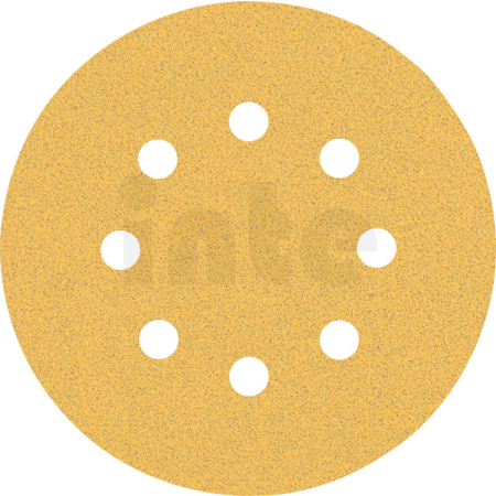 BOSCH Brusný papír EXPERT C470 s 8 otvory pro vibrační brusky 125 mm, G 80, 5 ks 2608900805