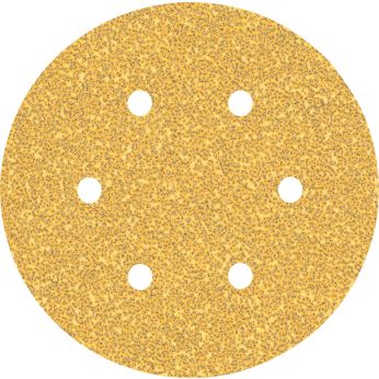 BOSCH Brusný papír EXPERT C470 s 6 otvory pro vibrační brusky 150 mm, G 40, 5 ks 2608900813
