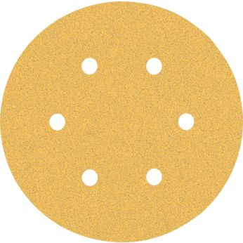 BOSCH Brusný papír EXPERT C470 s 6 otvory pro vibrační brusky 150 mm, G 80, 5 ks 2608900815