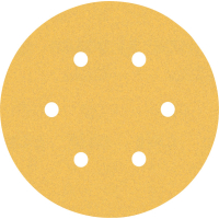 BOSCH Brusný papír EXPERT C470 s 6 otvory pro vibrační brusky 150 mm, G 120, 5 ks 2608900817
