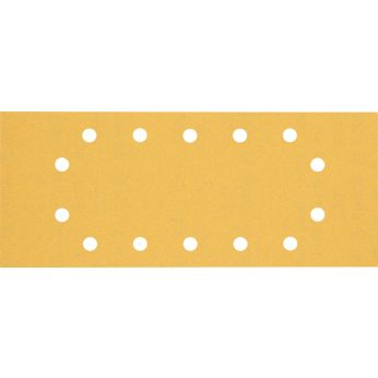 BOSCH Brusné papíry EXPERT C470 se 14 otvory pro vibrační brusky 115 × 280 mm, P120, 10 ks 2608900849