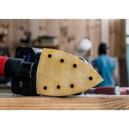 BOSCH Brusné papíry EXPERT C470 se 14 otvory pro vibrační brusky 115 × 280 mm, P120, 10 ks 2608900849