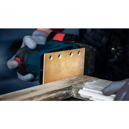 BOSCH Brusný papír EXPERT C470 s 8 otvory pro vibrační brusky 93 × 186 mm, G 80, 10 ks 2608900855