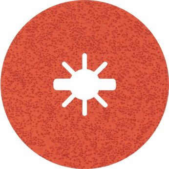 BOSCH Fíbrový brusný kotouče EXPERT R782 Prisma Ceramic X-LOCK, 115 mm, 22,23 mm, P36, 5 kusů 2608621804