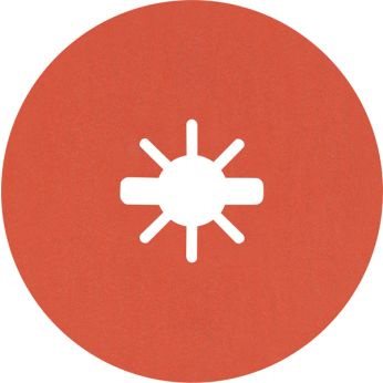 BOSCH Fíbrový brusný kotouč EXPERT R782 Prisma Ceramic X-LOCK, 115 mm, 22,23 mm, G 80, 5 kusů 2608621806