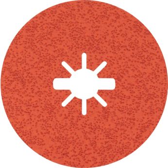 BOSCH Fíbrový brusný kotouč EXPERT R782 Prisma Ceramic X-LOCK, 125 mm, 22,23 mm, G 36, 5 kusů 2608621808