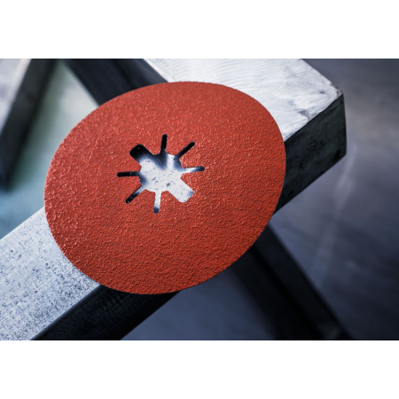 BOSCH Fíbrový brusný kotouč EXPERT R782 Prisma Ceramic X-LOCK, 125 mm, 22,23 mm, G 36, 5 kusů 2608621808