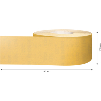 BOSCH Role brusného papíru EXPERT C470 pro ruční broušení 115 mm × 50 m, P320 2608900984