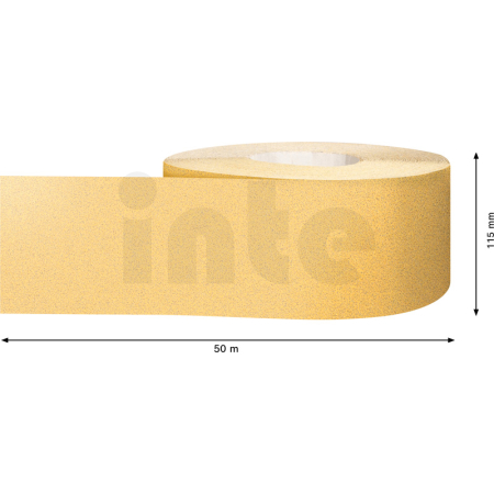 BOSCH Role brusného papíru EXPERT C470 pro ruční broušení 115 mm × 50 m, P60 2608900978