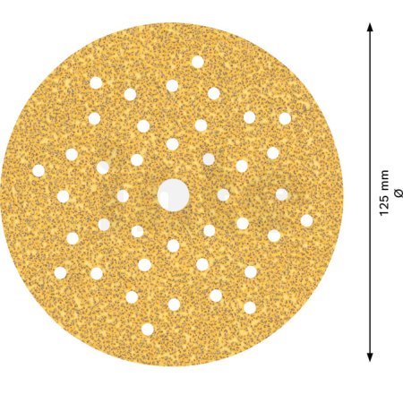 BOSCH Brusné papíry EXPERT C470 s multiděrováním pro excentrické brusky 125 mm, P40, 5 ks 2608901092