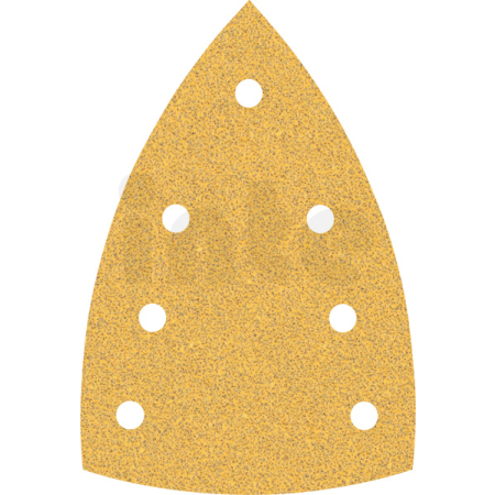 BOSCH Brusný papír EXPERT C470 se 7 otvory pro multifunkční pily 100 × 150 mm, G 60, 10 ks 2608901115