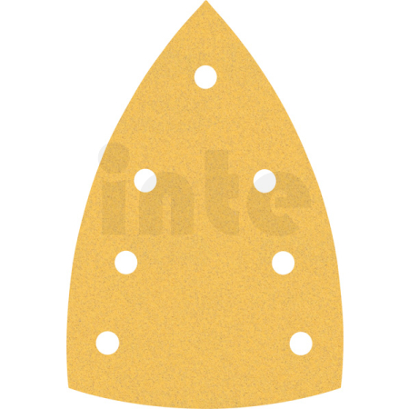 BOSCH Brusný papír EXPERT C470 se 7 otvory pro multifunkční pily 100 × 150 mm, G 120, 10 ks 2608901117