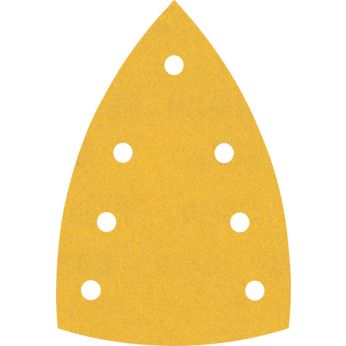 BOSCH Brusný papír EXPERT C470 se 7 otvory pro multifunkční pily 100 × 150 mm, G 240, 10 ks 2608901119