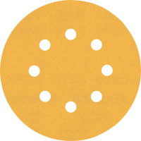 BOSCH Brusný papír EXPERT C470 s 8 otvory pro vibrační brusky 125 mm, G 220, 50 ks 2608901121