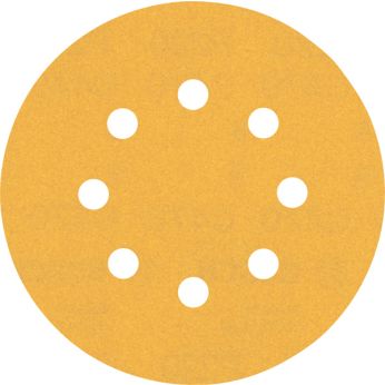 BOSCH Brusný papír EXPERT C470 s 8 otvory pro vibrační brusky 125 mm, G 220, 50 ks 2608901121