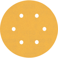 BOSCH Brusný papír EXPERT C470 s 6 otvory pro vibrační brusky 150 mm, G 220, 50 ks 2608901123