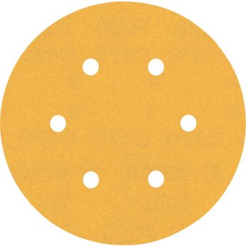 BOSCH Brusný papír EXPERT C470 s 6 otvory pro vibrační brusky 150 mm, G 220, 50 ks 2608901123