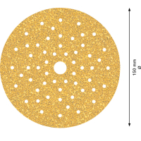 BOSCH Brusný papír EXPERT C470 s více otvory pro vibrační brusky 150 mm, G 40 50 ks 2608901135