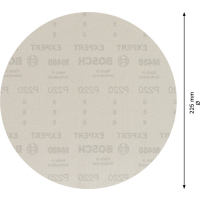 BOSCH Brusná mřížka EXPERT M480 pro brusky na sádrokarton 225 mm, G 220, 25 kusů 2608900712