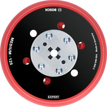 BOSCH Podložné brusné talíře EXPERT univerzální multiděrované 125 mm, střední 2608900004