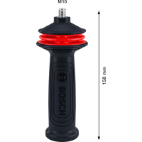BOSCH Antivibrační rukojeť EXPERT Vibration Control pro úhlové brusky s M10, 169 × 69 mm 2608900000
